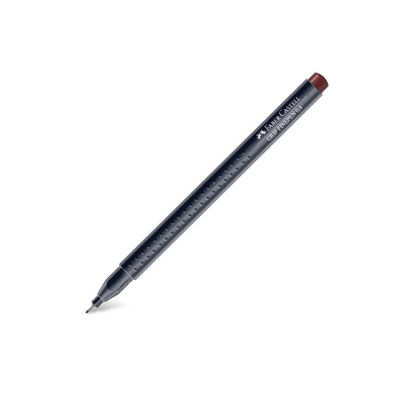 Flomaster 0.4 mm FABER CASTELL GRIP Svetlo braon 