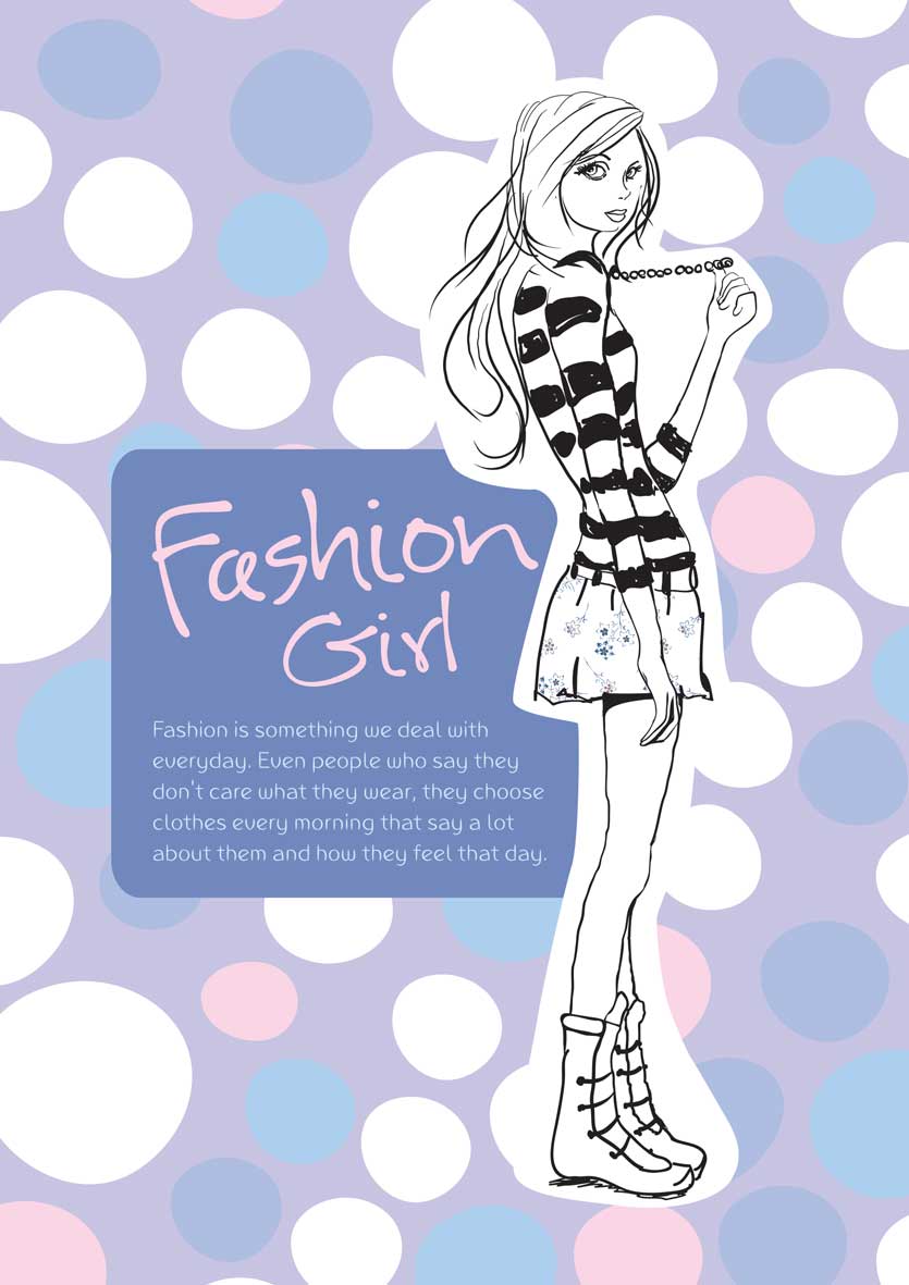 Notes FASHION GIRL KRUGOVI (V) 