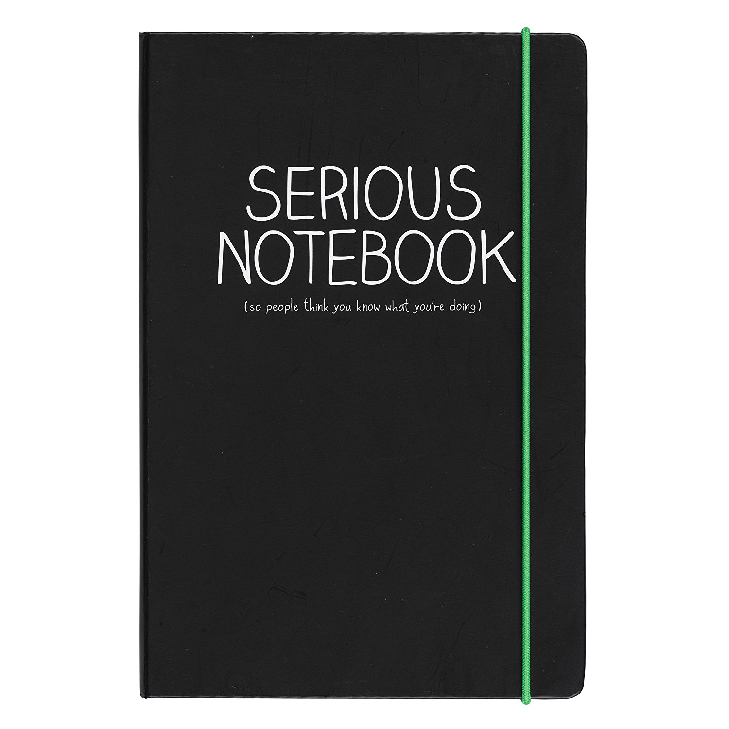 A5 SERIOUS NOTEBOOK BLACK 