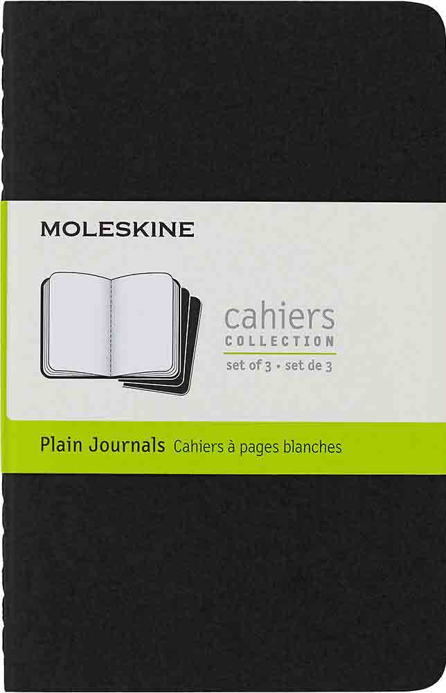 Set od 3 notesa MOLESKINE POCKET crni 