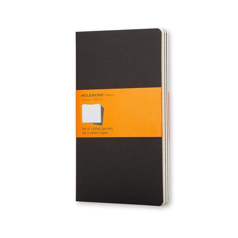 Notes A5 MOLESKINE Set od 3, crni 