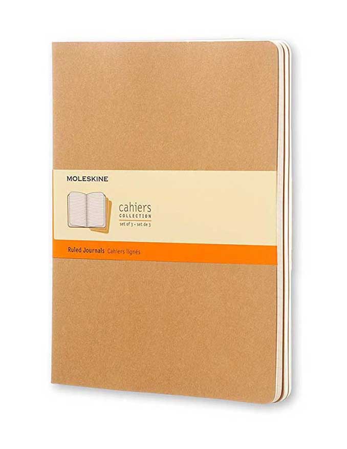 Notes MOLESKINE Set od 3, tamno braon 