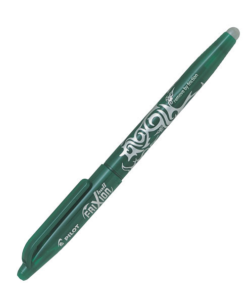 Roler gel olovka 0.7 PILOT FRIXION, Zelena 