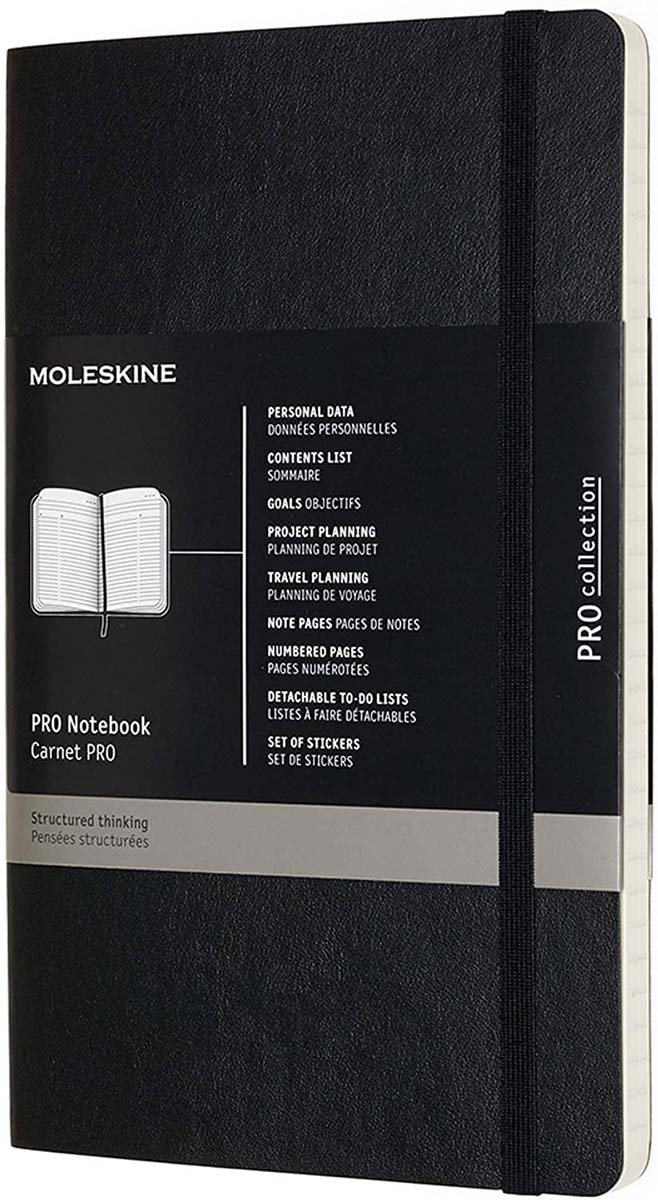 Notes A5 PRO MOLESKINE Black 