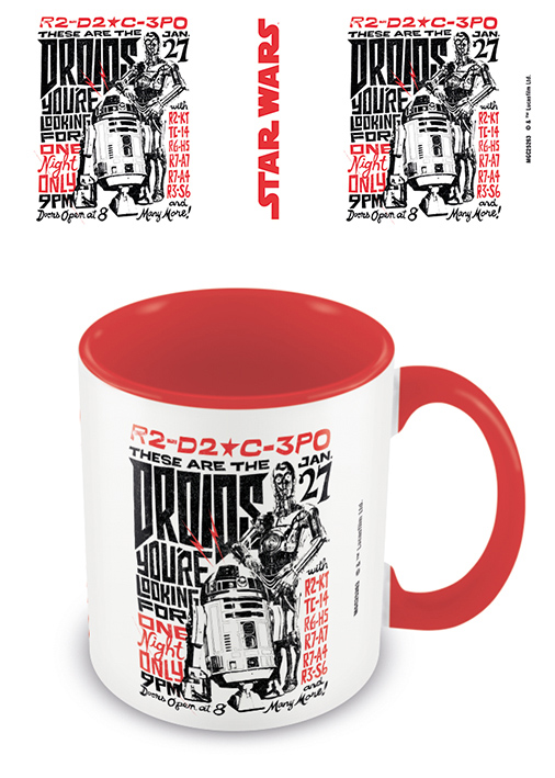 Šolja STAR WARS THE DROIDS RED INNER MUG 