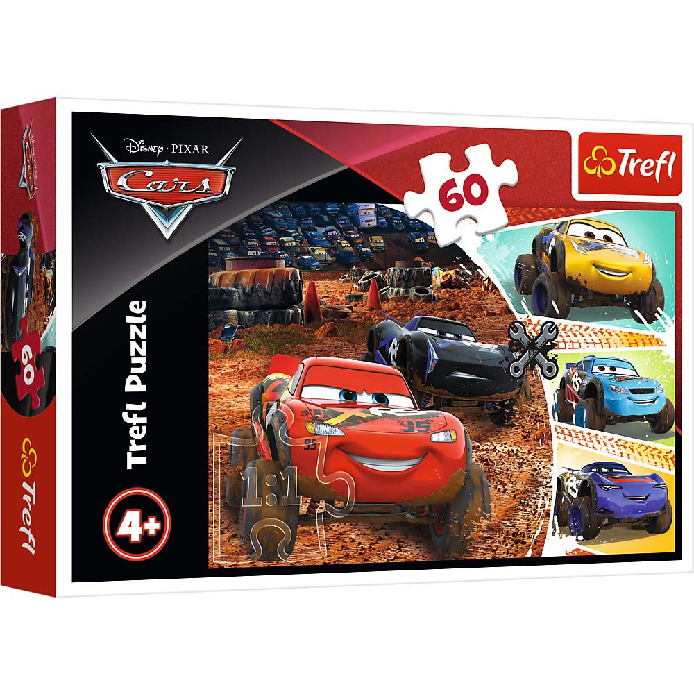 Slagalica : DISNEY CARS 3 - Lightning McQueen with friends (60) - Puzzles 