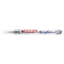 AKRILNI MARKER E-5300 FINE 1-2MM OBLI VRH EDDING SREBRNA 