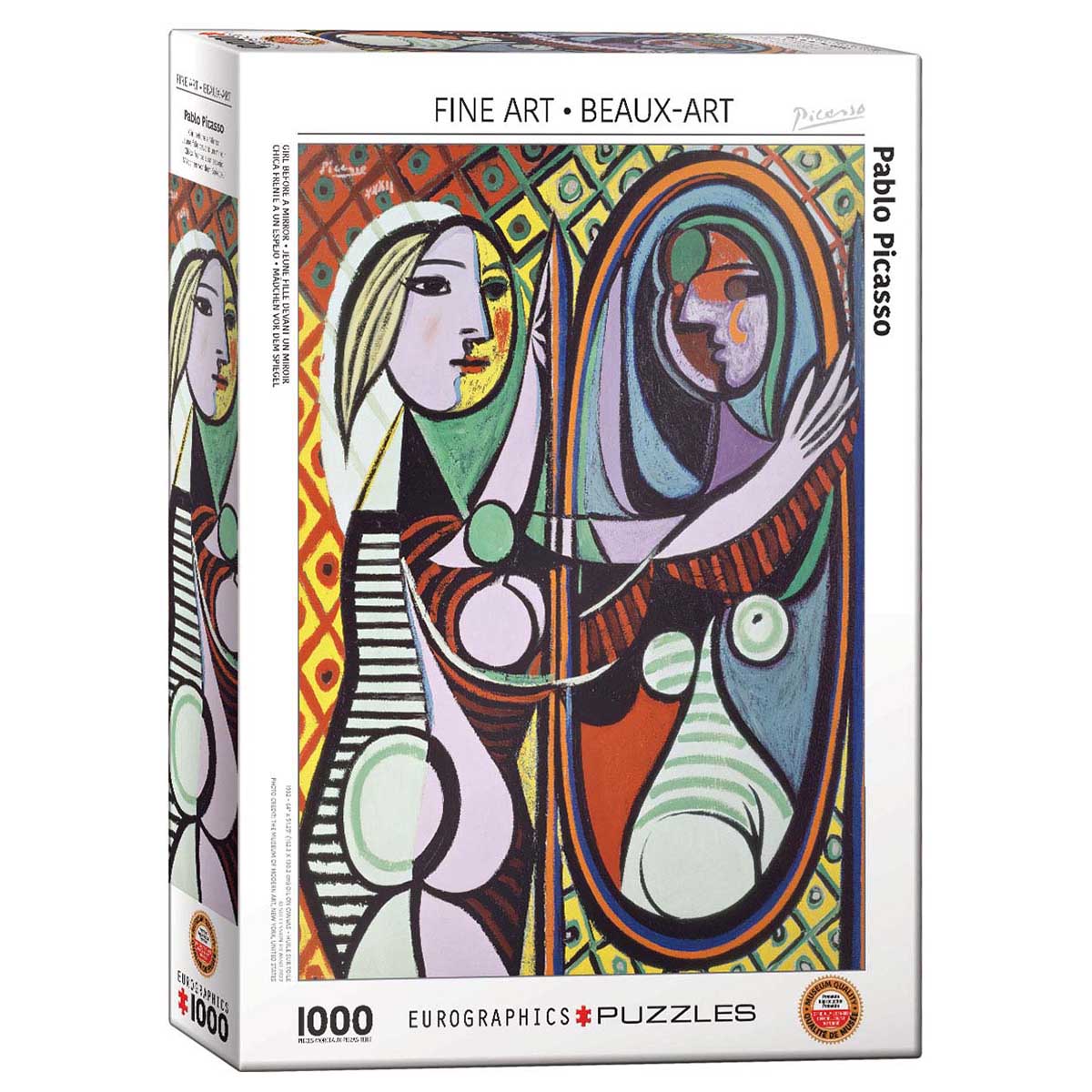 Puzzle 1000 GIRL INFRONT OF MIRROR Picasso 