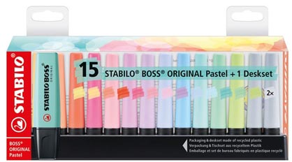 SIGNIRI STABILO BOSS PASTEL STONI SET 1/15 