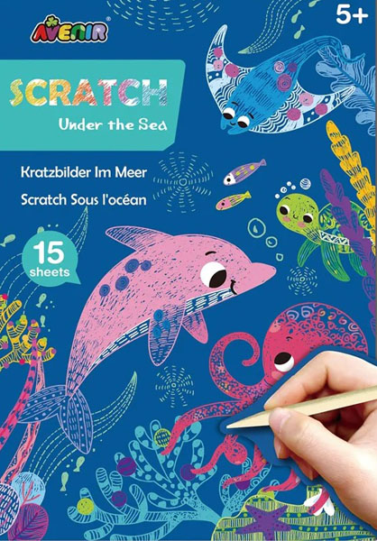 Kreativni set A5 SCRATCH BOOK - U MORU 