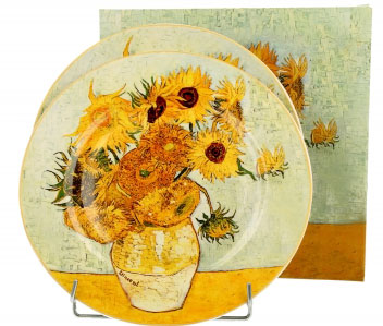 Set dva dezertna tanjira SUNFLOWERS VAN GOGH 