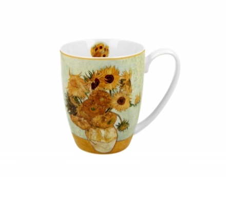 Velika porcelanska šolja SUNCOKRETI VAN GOGH - 380ml 