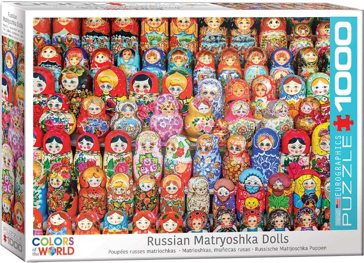 Puzzle 1000kom RUSSIAN MATRYOSHKA DOLLS 