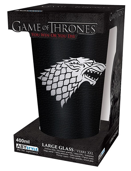 GAME OF THRONES velika čaša STARK - 400ml 