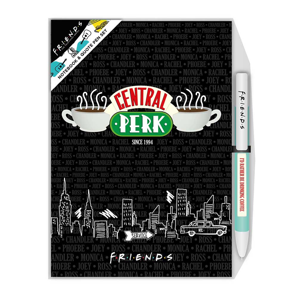 Notes A5 i olovka FRIENDS CENTRAL PERK 