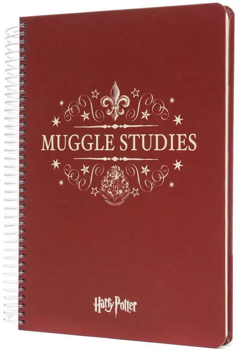 Notes sa spiralom HARRY POTTER - MUGGLE STUDIES na kvadratiće 