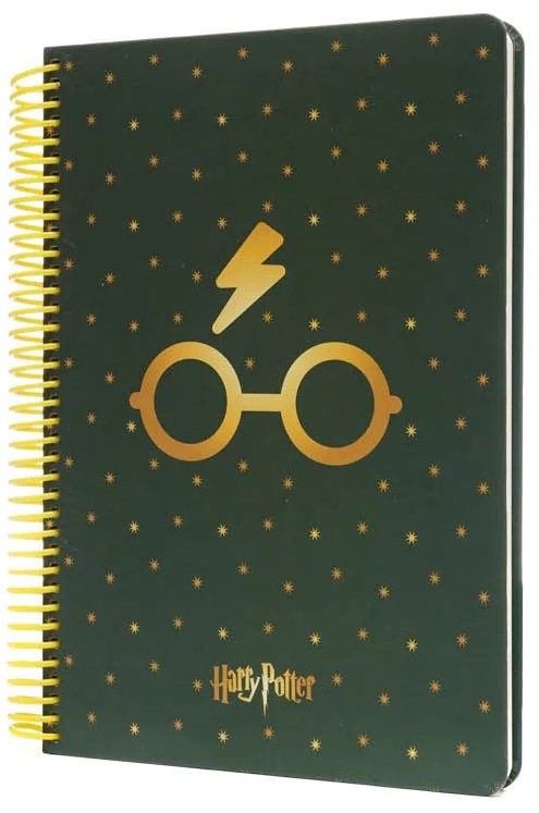 Notes sa spiralom HARRY POTTER - GLASSES na kvadratiće 