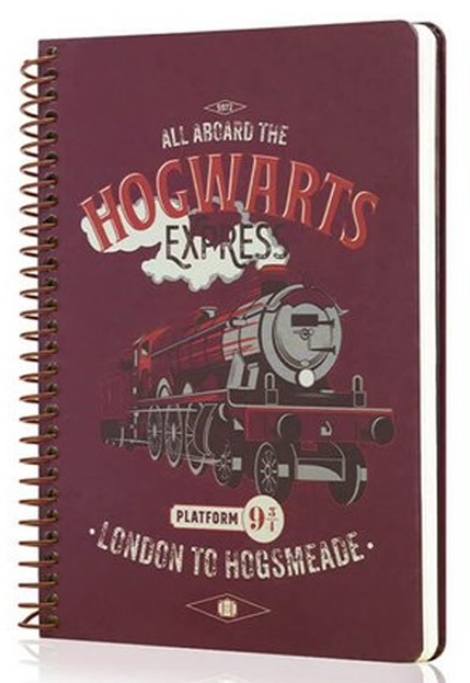 HARRY POTTER notes na linije HOGWARTS EXPRESS 