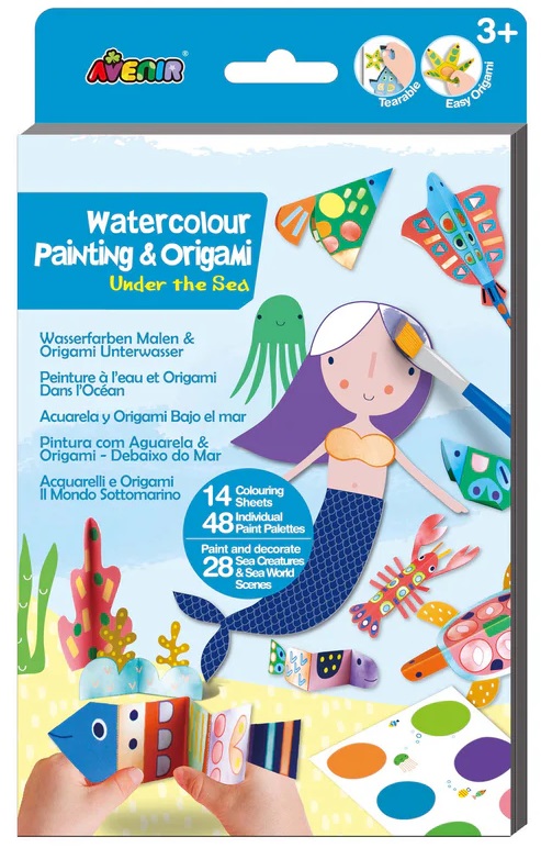 Kreativni set PAINTING & ORIGAMI UNDER THE SEA 