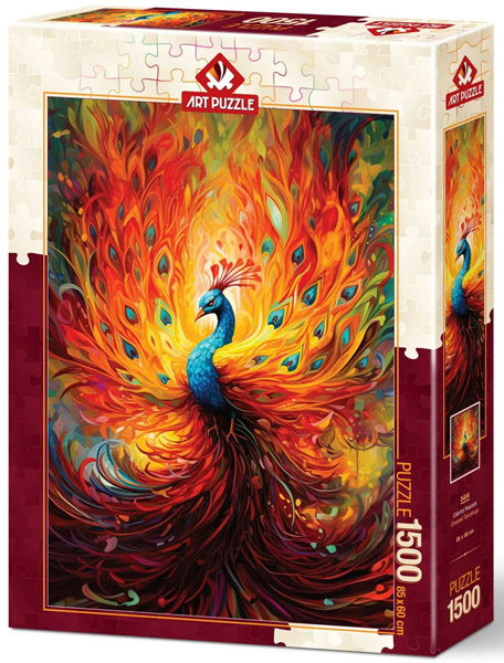 Puzzle COLORFUL PEACOCK 1500kom 