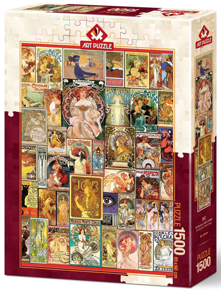 Puzzle ART NOUVEAU 1500kom 