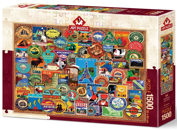 Puzzle WORLD TRAVELER 1500kom 