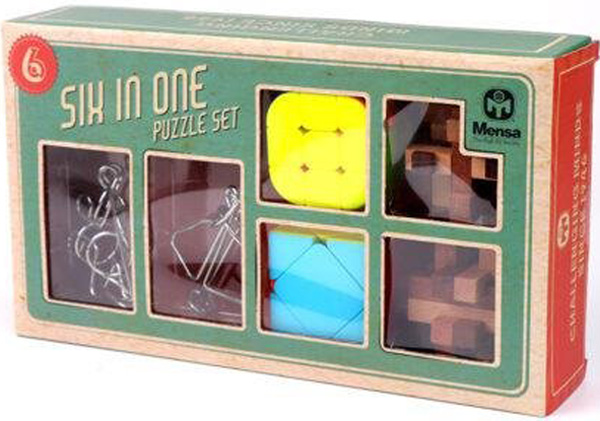 Mozgalica MENSA 6 IN 1 PUZZLE SET 