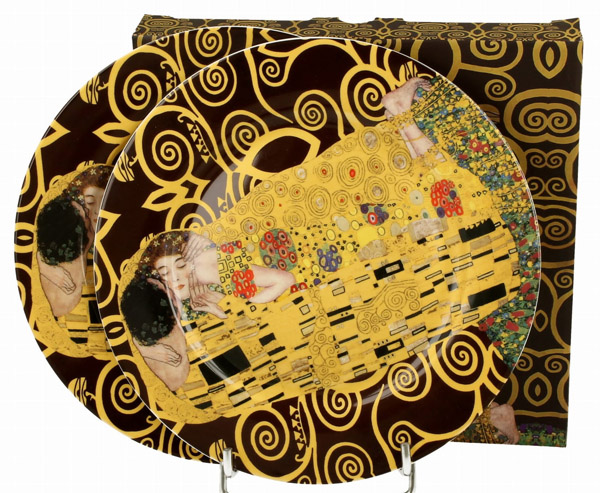 Set dva dezertna tanjira THE KISS -GUSTAV KLIMT 