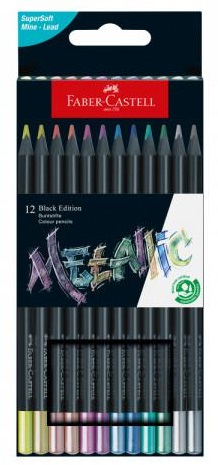 FABER CASTELL drvene bojice METALLIC 1/12 