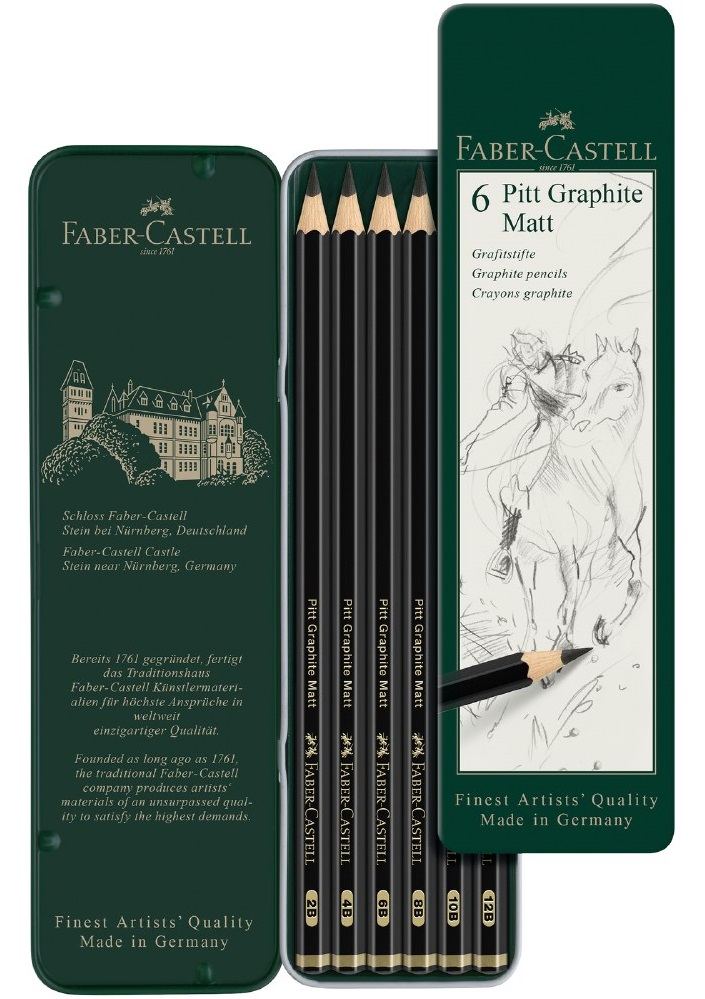 FABER CASTELL set olovaka za skiciranje 1/6 