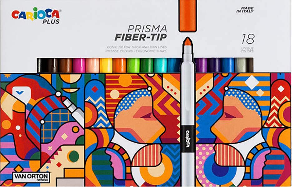 Flomasteri PRISMA CARIOCA PLUS 1/18 