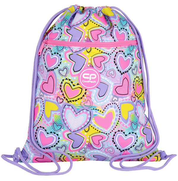 COOLPACK  torba za fizičko PASTEL HEARTS 