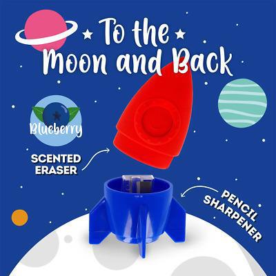 Rezač za olovke  - TO THE MOON AND BACK - SPACE 