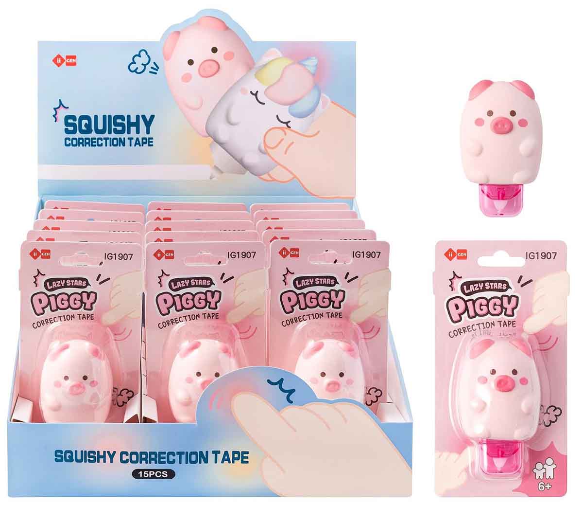 Korektor traka SQUISHY CORRECTION PIG 