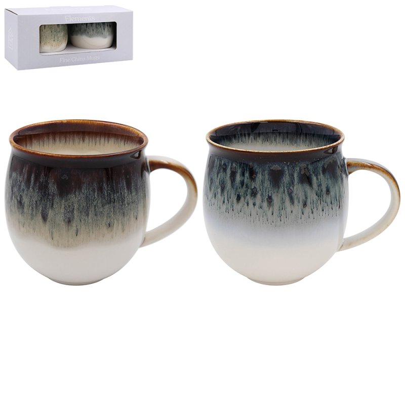 Set dve šolje REACTIVE GLAZE (više vrsta) 