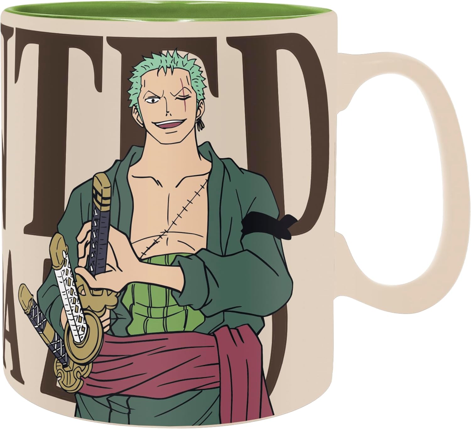 Šolja 460ml ONE PIECE Zoro & Wanted 