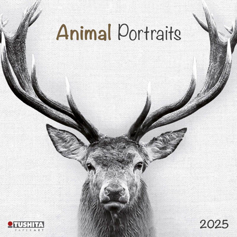 Zidni kalendar ANIMAL PORTRAITS 2025 