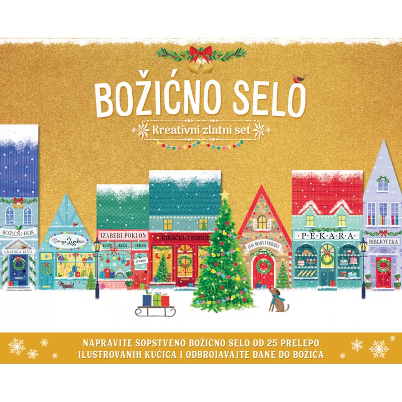 BOŽIĆNO SELO – KREATIVNI ZLATNI SET 