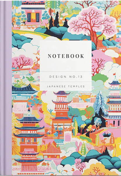 Notes A5 na linije TP, JAPANESE TEMPLES KALEIDO 