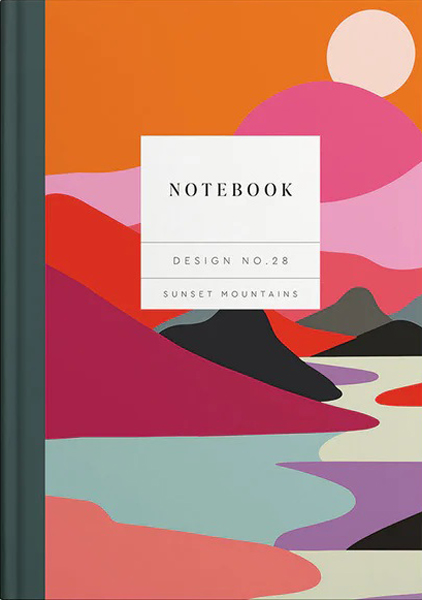 Notes A5 na linije TP, SUNSET MOUNTAINS KALEIDO 