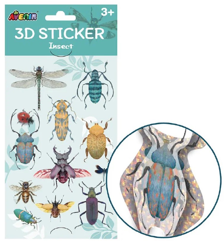 3D stikeri INSEKTI 