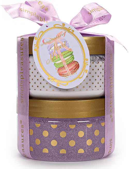 Body butter and scrub set SWEET MACARON 250g 