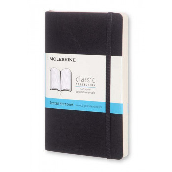 Notes CLASSIC MOLESKINE Softcovers, crni- tačkice 