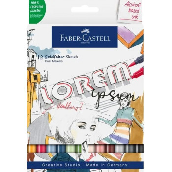 FABER CASTELL dual markeri GOFA 1/12 