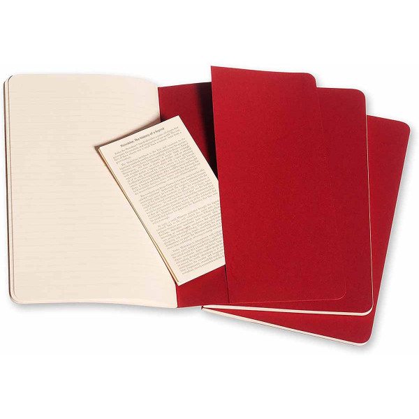 Notes MOLESKINE Set od 3, crveni 