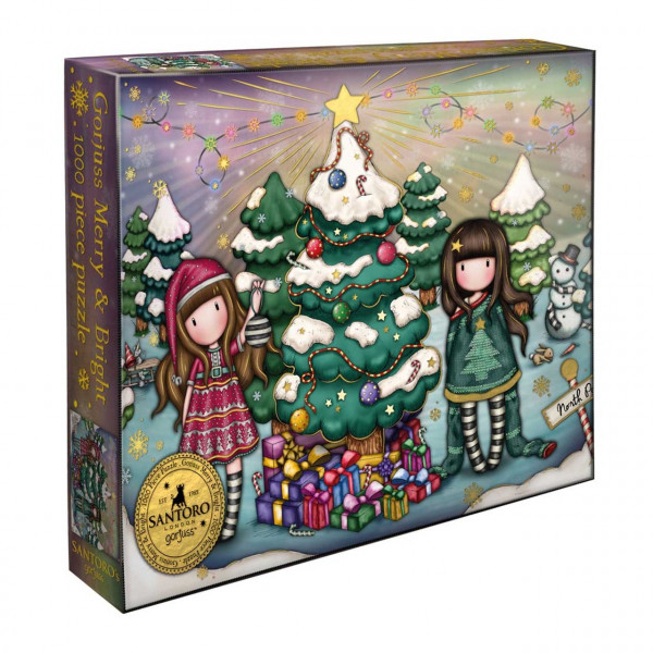 Puzzle 1000 NOVA GODINA GORJUSS Merry and Bright 