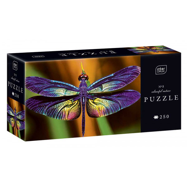 PUZZLE 250kom COLOURFUL NATURE DRAGONFLY 