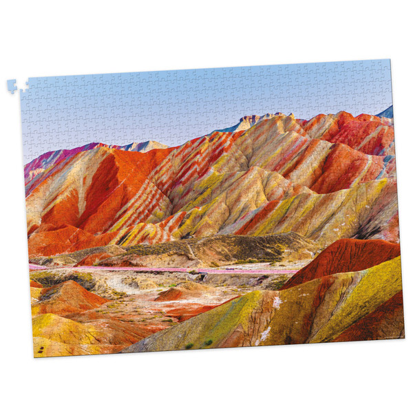 Puzzle u konzervi RAINBOW MOUNTAIN 1000 kom 