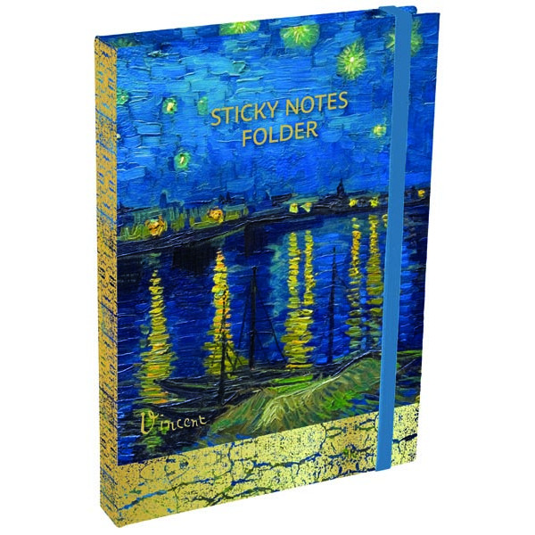 Notes A5 sa samolepljivim papirićima VAN GOGH - STARRY NIGHT 