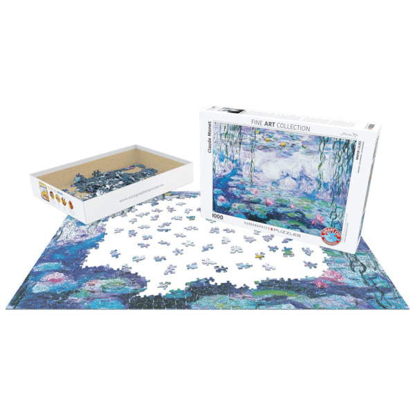 Puzzle WATERLILIES BY CLAUDE MONET 1000kom 